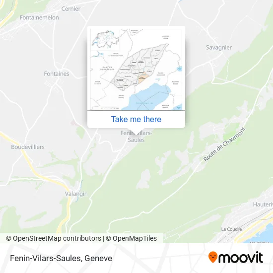 Fenin-Vilars-Saules map