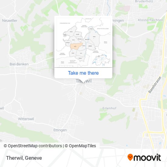 Therwil map