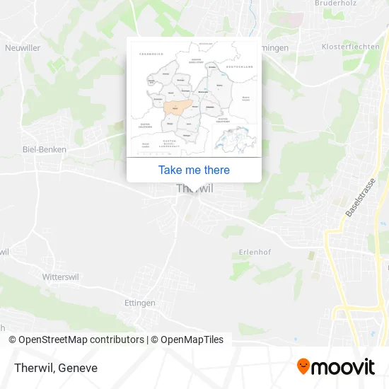 Therwil map