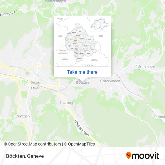 Böckten map