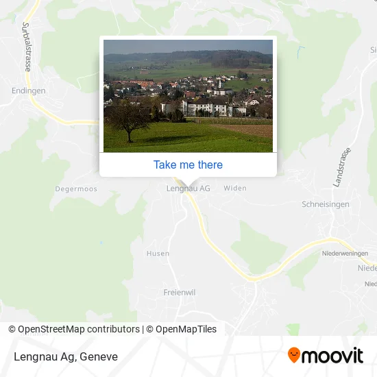 Lengnau Ag map