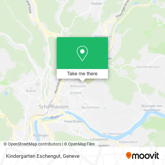 Kindergarten Eschengut map