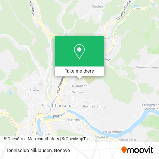 Tennisclub Niklausen map