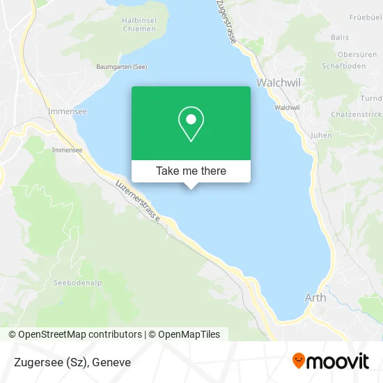 Zugersee (Sz) map