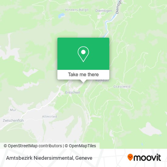 Amtsbezirk Niedersimmental map