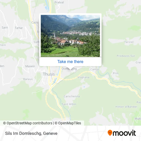 Sils Im Domleschg map
