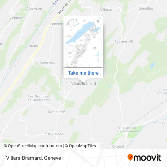 Villars-Bramard map