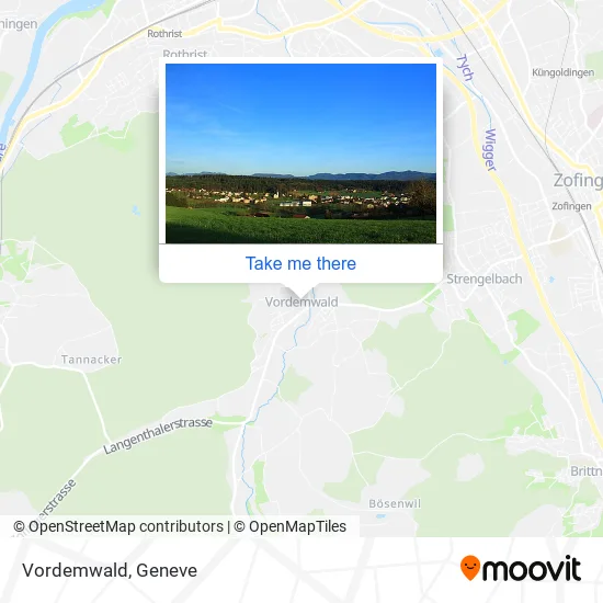 Vordemwald map