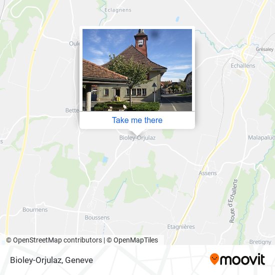 Bioley-Orjulaz map