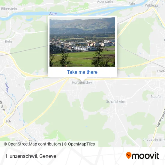 Hunzenschwil map