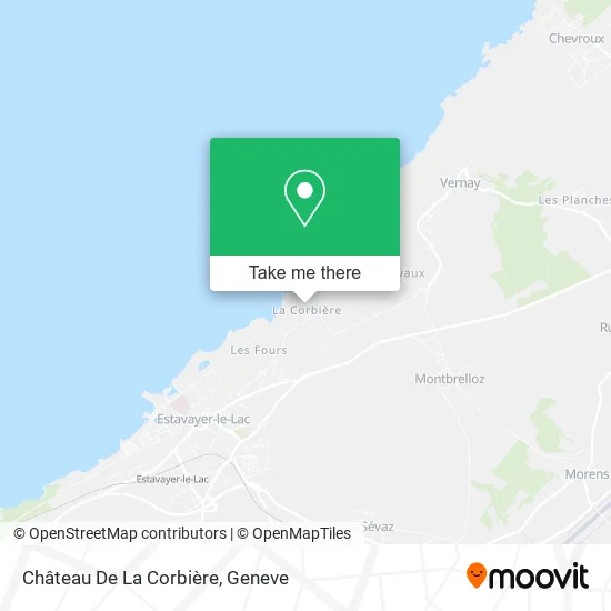 Château De La Corbière map