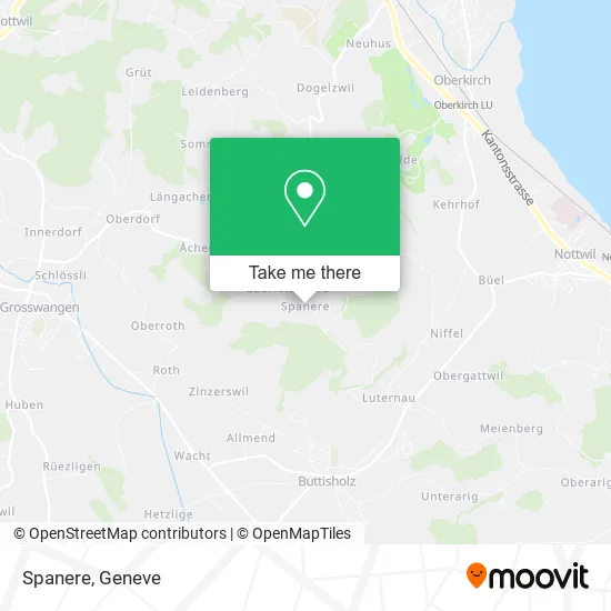 Spanere map