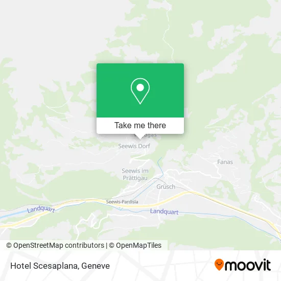 Hotel Scesaplana map