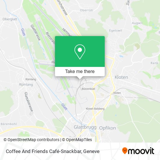 Coffee And Friends Café-Snackbar map