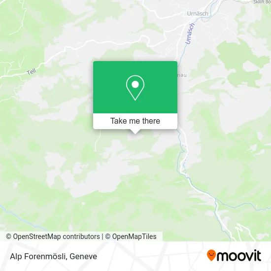 Alp Forenmösli map