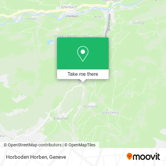 Horboden Horben map