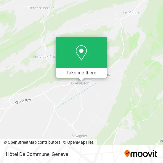 Hôtel De Commune map