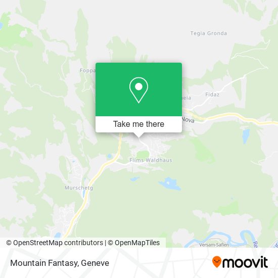 Mountain Fantasy map