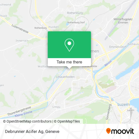 Debrunner Acifer Ag map