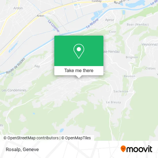 Rosalp map