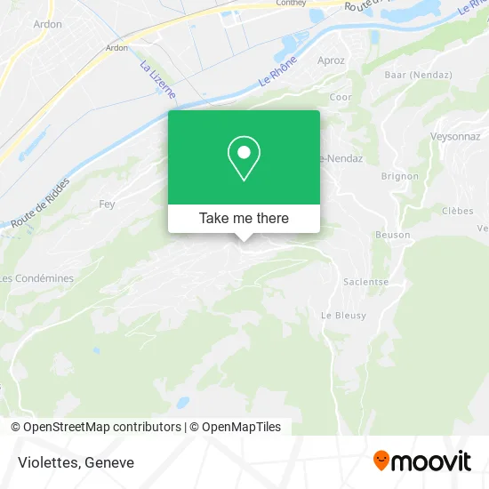 Violettes map