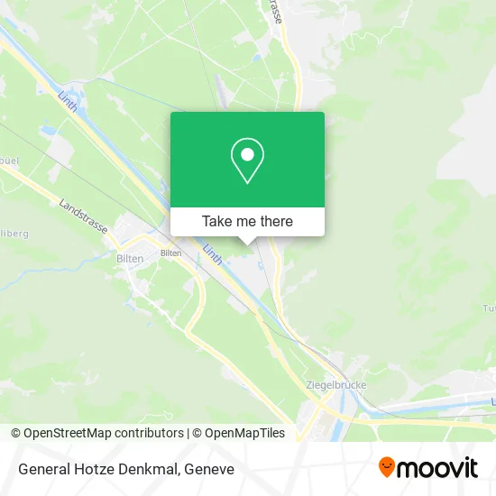 General Hotze Denkmal map