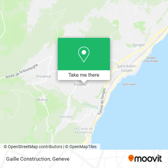 Gaille Construction map
