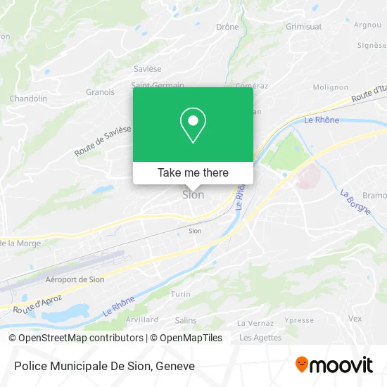 Police Municipale De Sion map