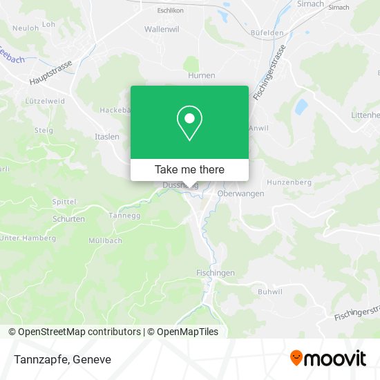 Tannzapfe map