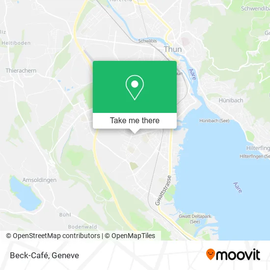 Beck-Café map