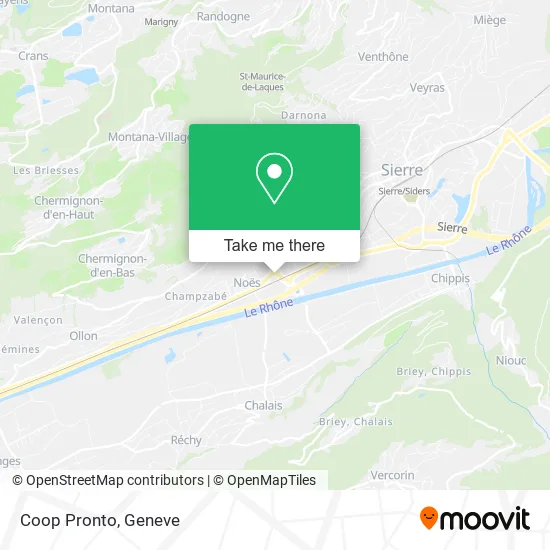 Coop Pronto map