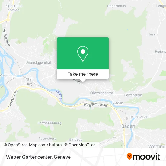 Weber Gartencenter map