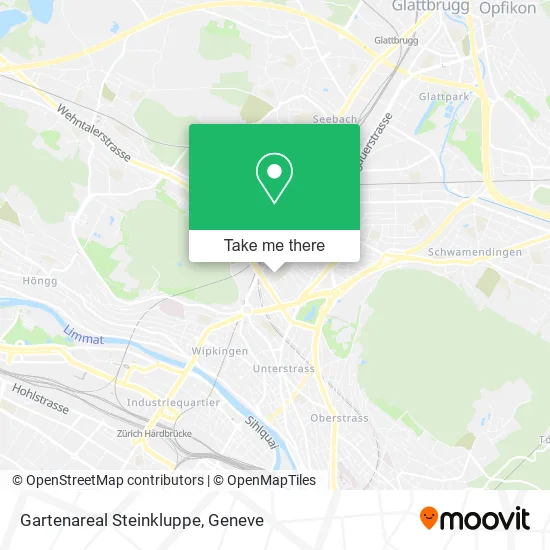 Gartenareal Steinkluppe map