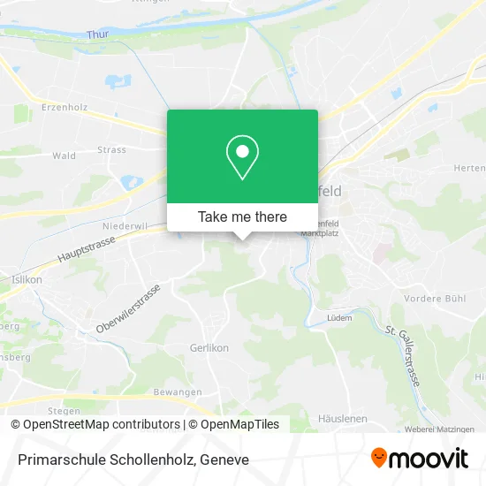 Primarschule Schollenholz map