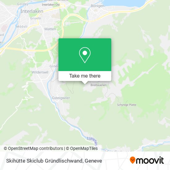 Skihütte Skiclub Gründlischwand map