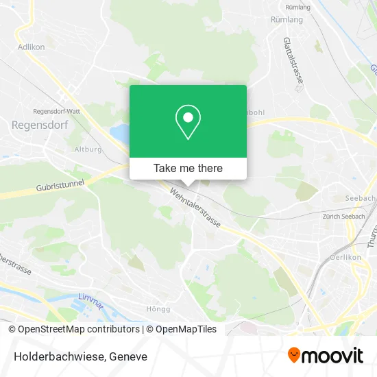 Holderbachwiese map