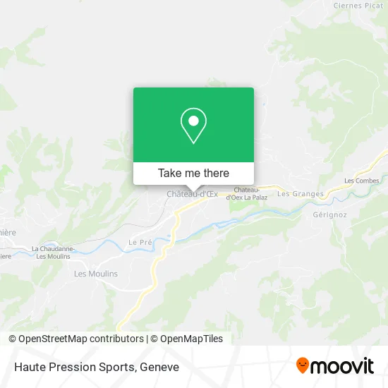Haute Pression Sports map