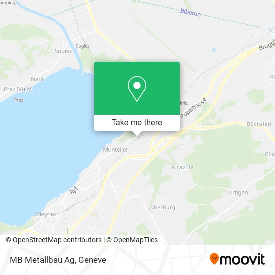 MB Metallbau Ag map