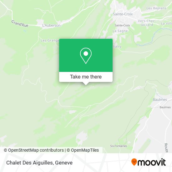 Chalet Des Aiguilles map