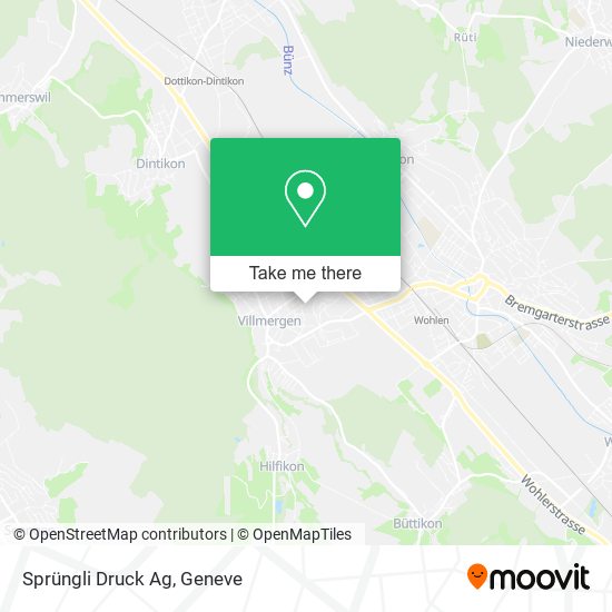 Sprüngli Druck Ag map