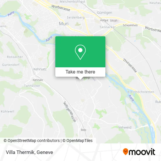 Villa Thermik map