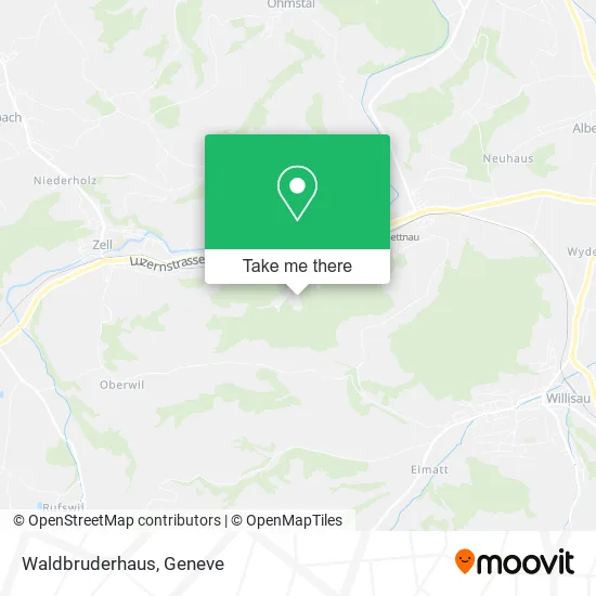 Waldbruderhaus map