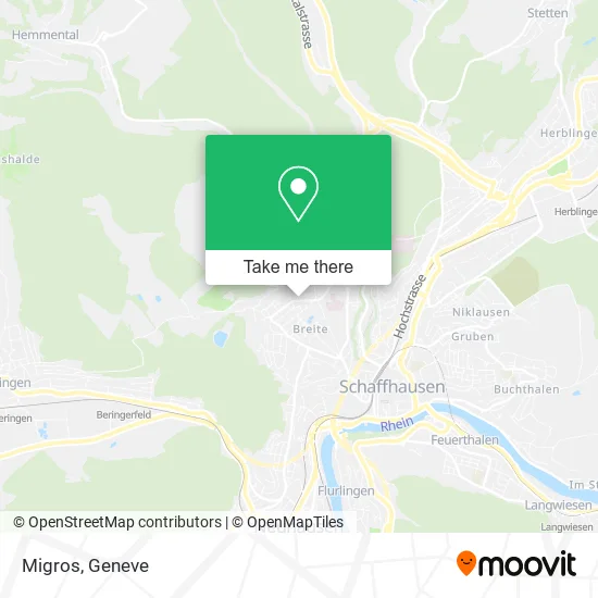 Migros map