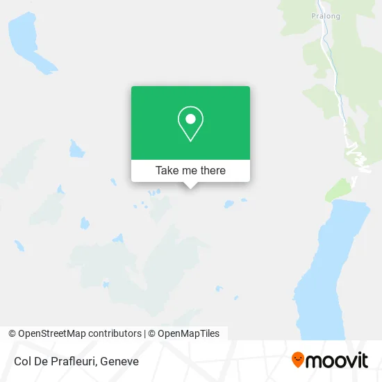Col De Prafleuri map