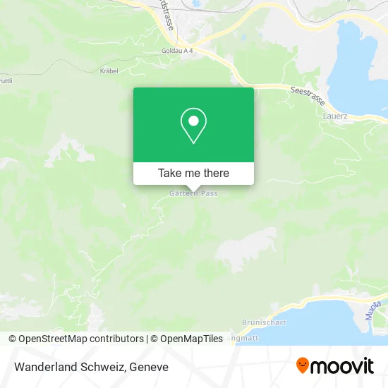 Wanderland Schweiz map