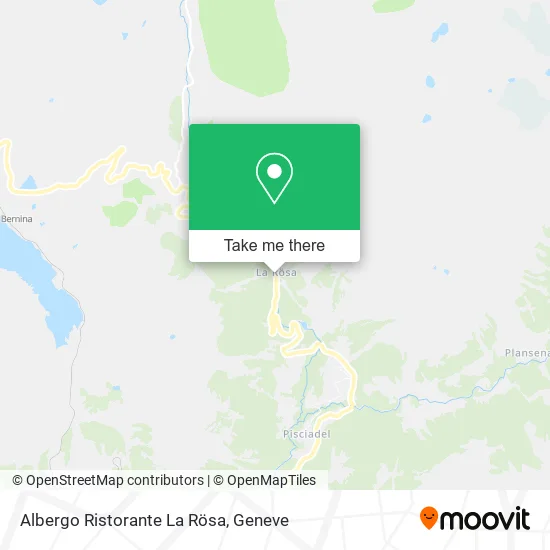 Albergo Ristorante La Rösa map
