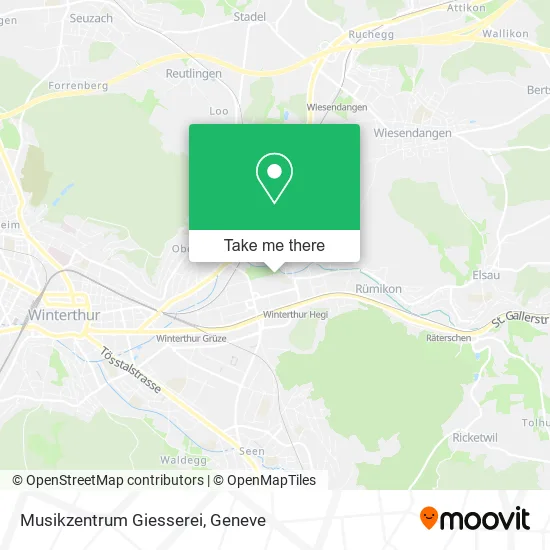 Musikzentrum Giesserei map