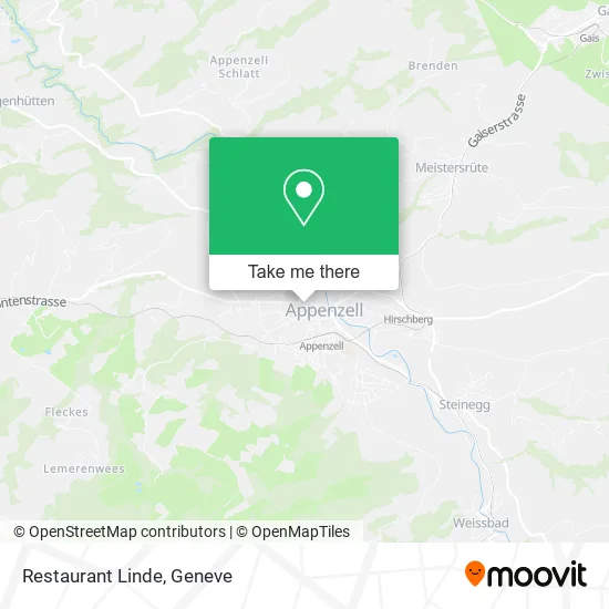 Restaurant Linde map