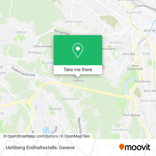 Uetliberg Endhaltestelle map
