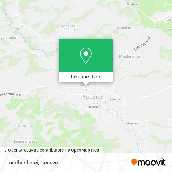 Landbäckerei map